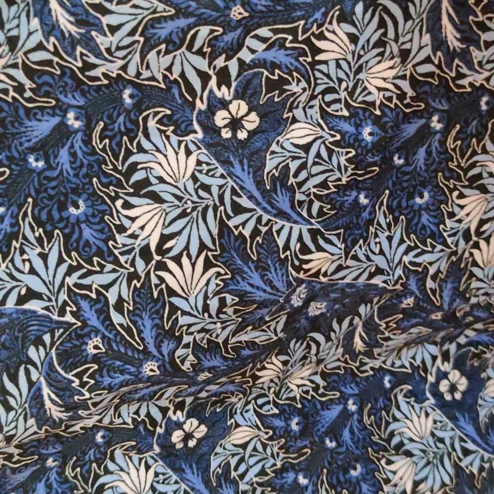 Blue Flowers Pattern Button Down Shirt - image 4
